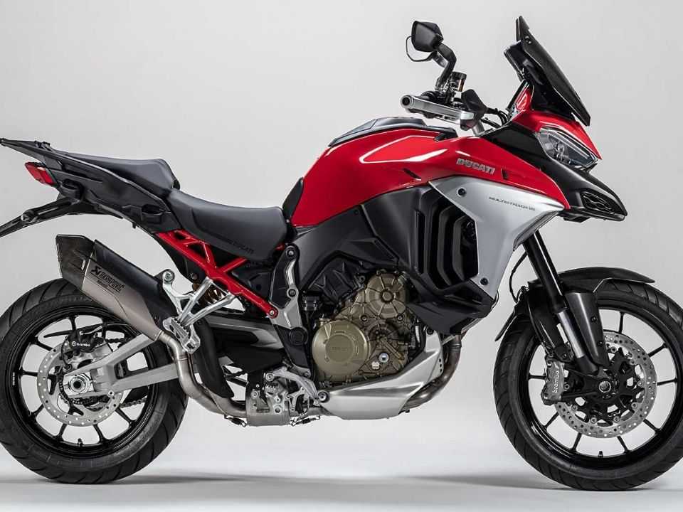 Ducati Multistrada com escapamento Akrapovic